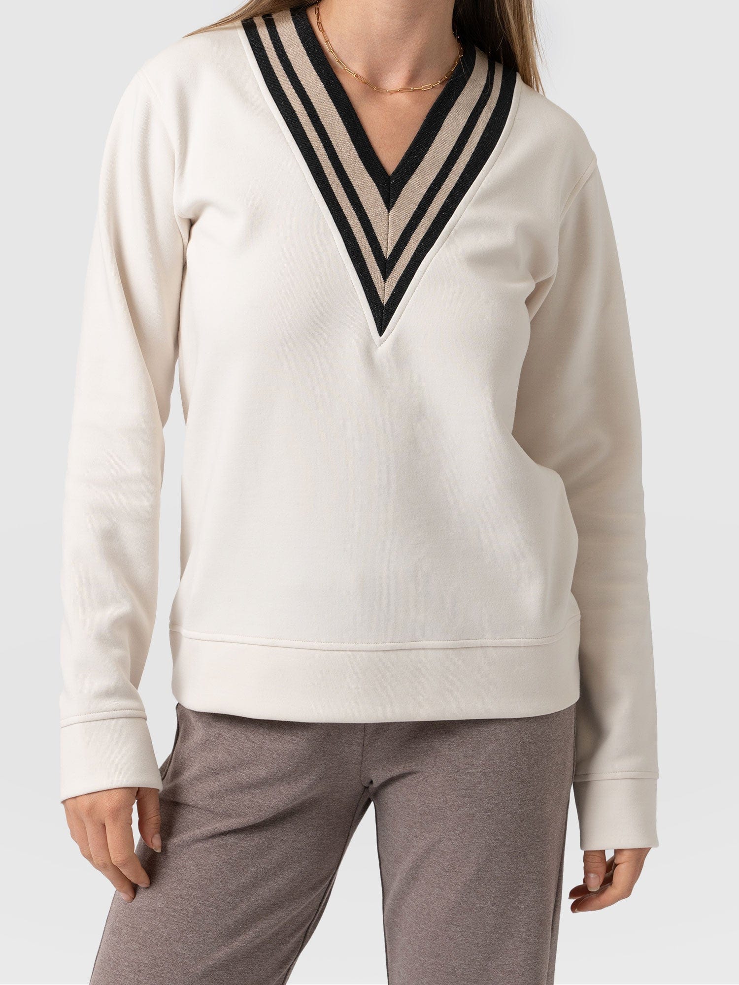 Hailey Sweater Cream - Women's Jumper | Saint + Sofia® EU